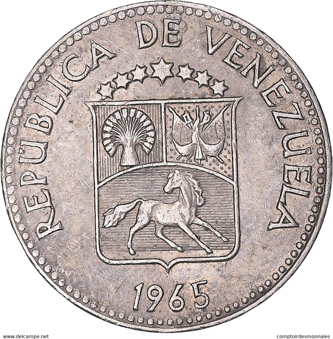 Monnaie, Venezuela, 5 Centimos, 1965 - Venezuela
