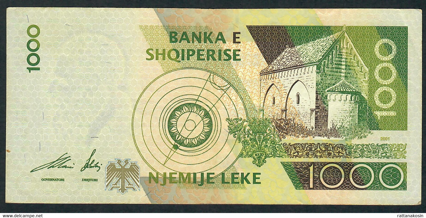 ALBANIA P69 1000 LEKE 2001  #OK  FINE - Albanie