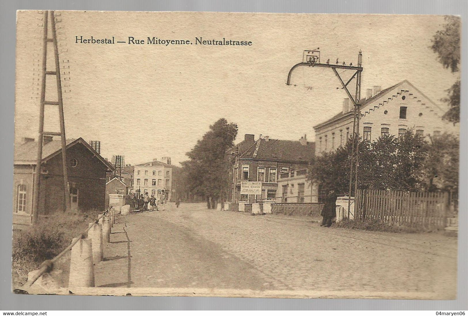 ***  HERBESTAL  ***  -  Rue Mitoyenne . Neutralstrasse  -    Zie / Voir Scan's - Lontzen