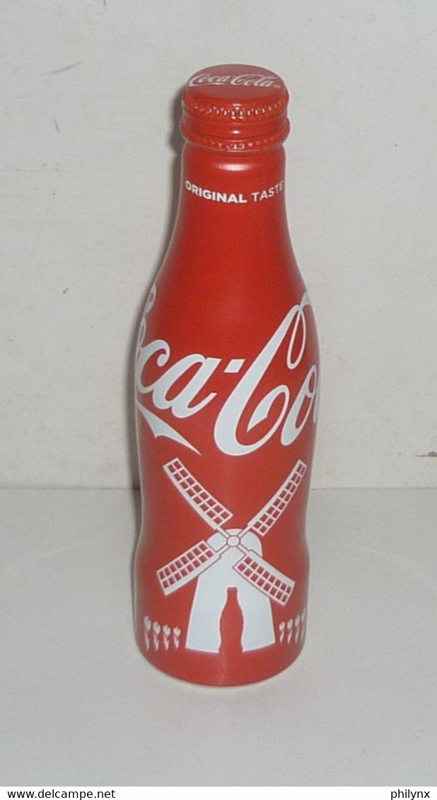 1 BOUTEILLE COCA COLA ALU " MOULIN " Pleine HOLLANDE - Soda