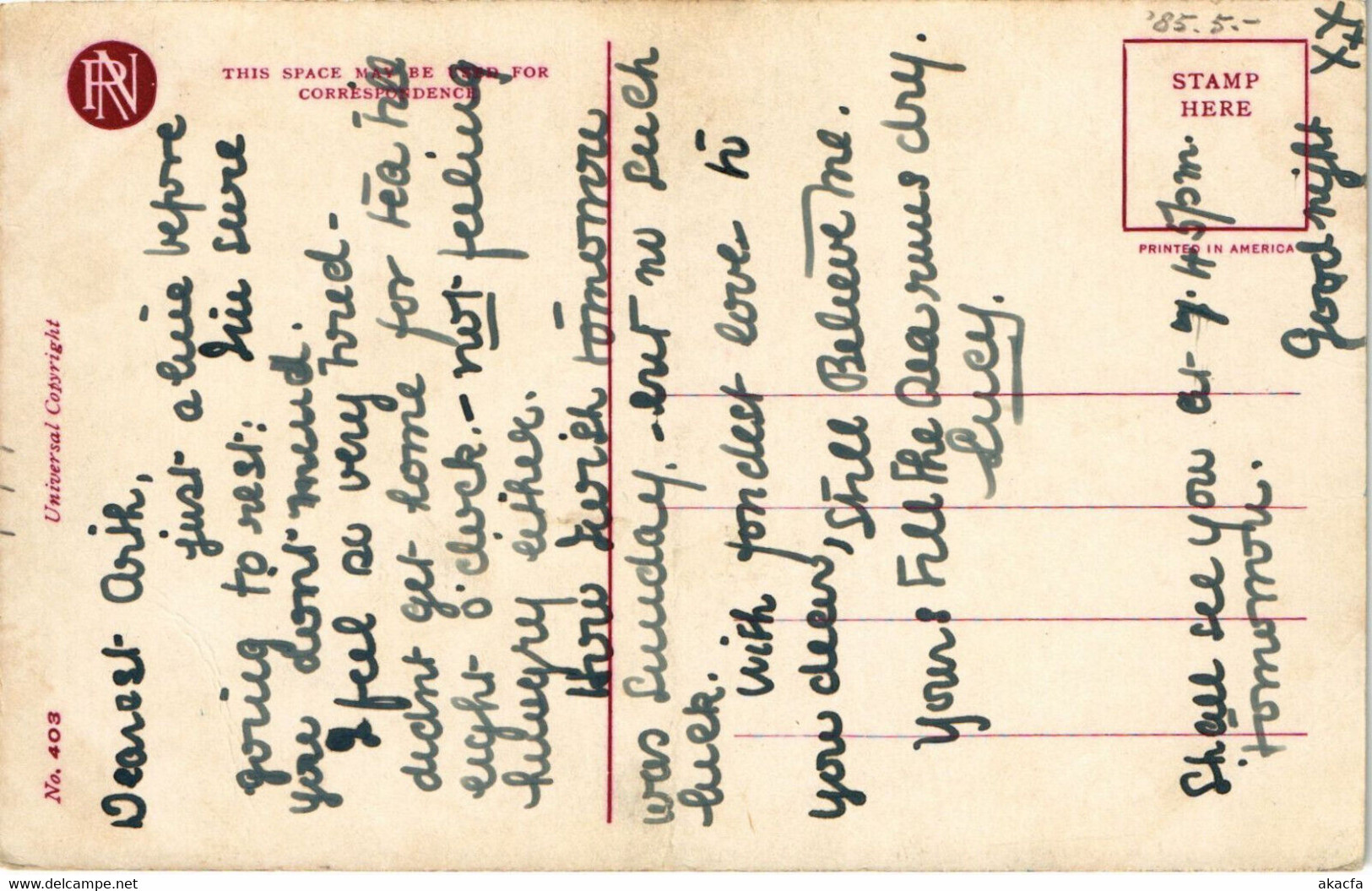 PC ARTIST SIGNED, HARRISON FISHER, PASSING FANCIES, Vintage Postcard (b45189) - Fisher, Harrison