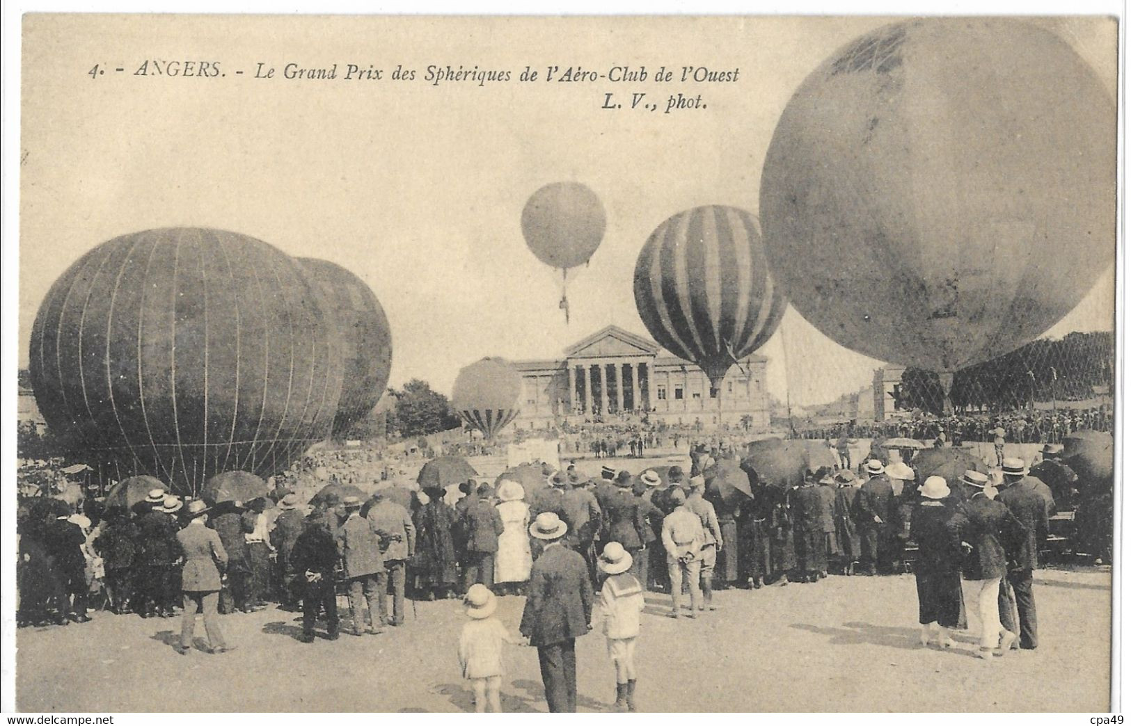 49   ANGERS  LE  GRAND  PRIX  DES SPHERIQUES DE L' AERO - CLUB DE L' OUEST - Angers