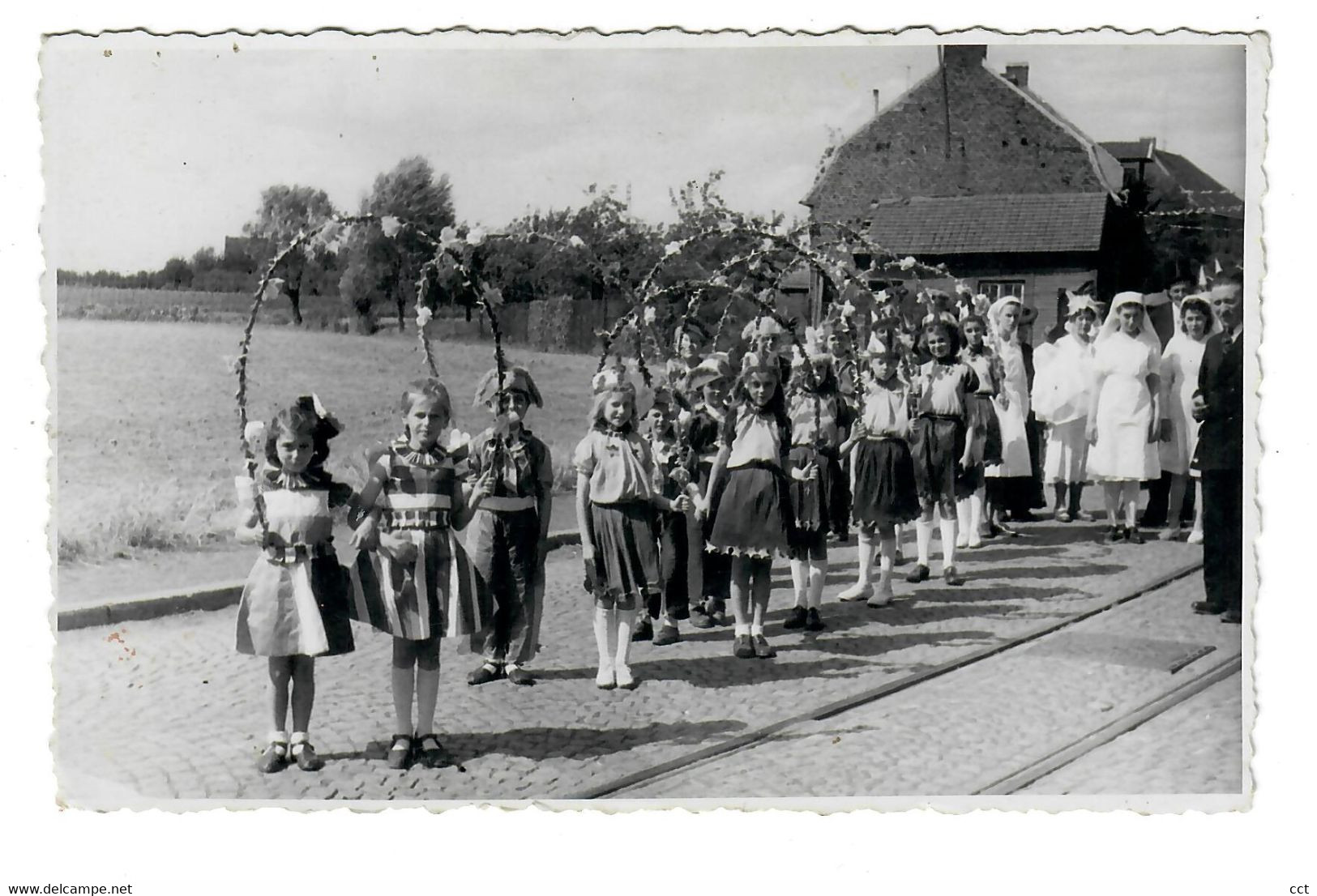 Wervik  FOTO Van De Inhuldiging Van Burgemeester Ernest Vandecandelaere - Wervik