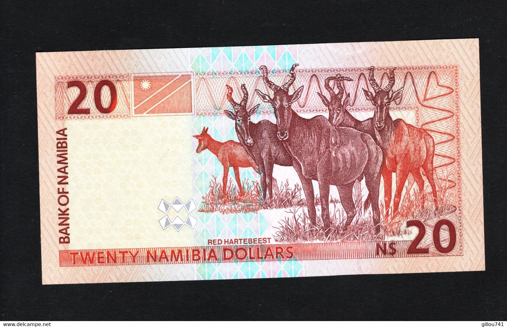 Namibie, 20 Namibia Dollars, 1996-2001 ND Issue - Namibie