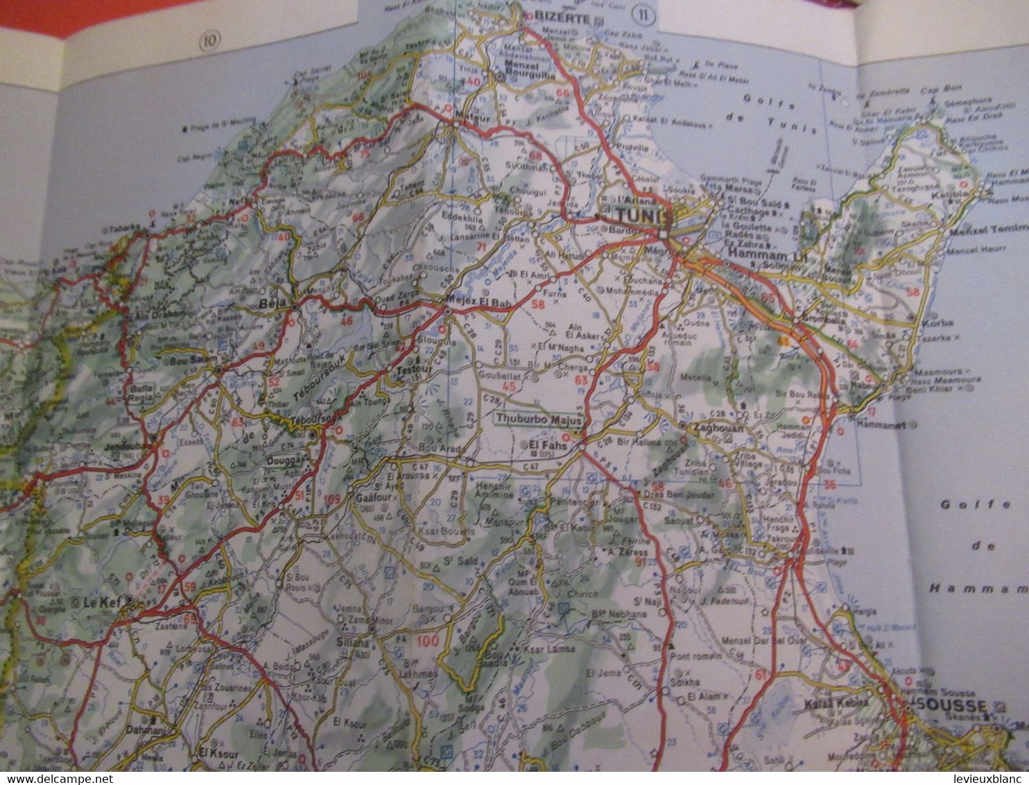 Carte Routiére Ancienne / ALGERIE-TUNISIE/ Carte 172 MICHELIN/Pneu Michelin/ /1984   PGC467 - Tourism Brochures