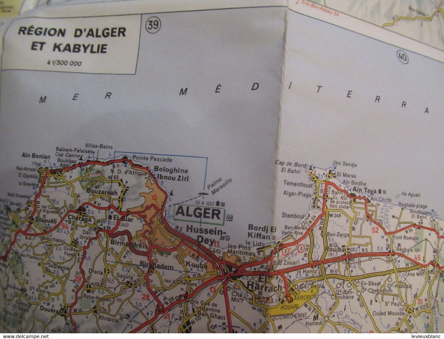 Carte routiére ancienne / ALGERIE-TUNISIE/ Carte 172 MICHELIN/Pneu Michelin/ /1984   PGC467