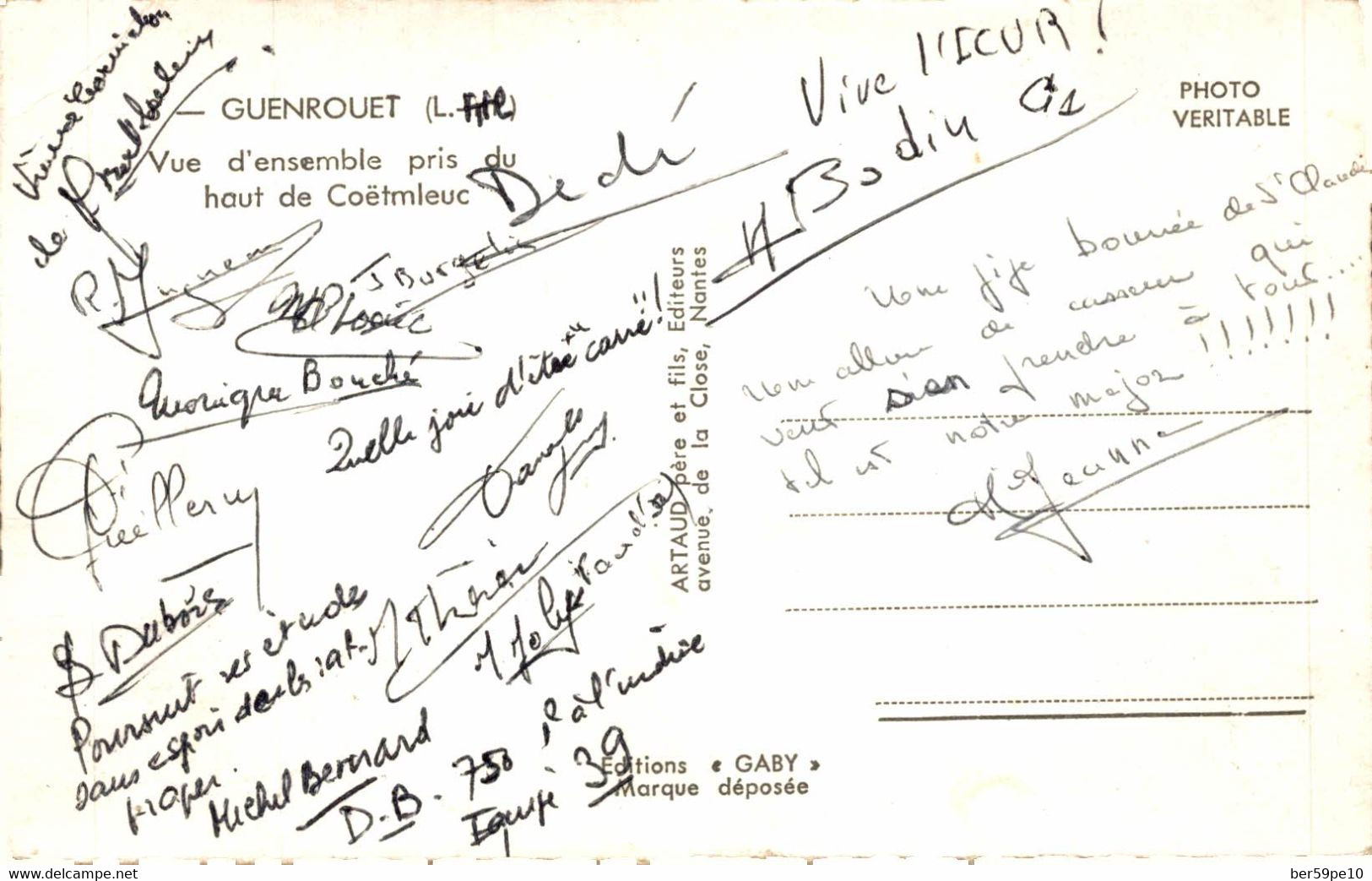 44 GUENROUET VUE D'ENSEMBLE PRIS DU HAUT DE COETMLEUC - Guenrouet