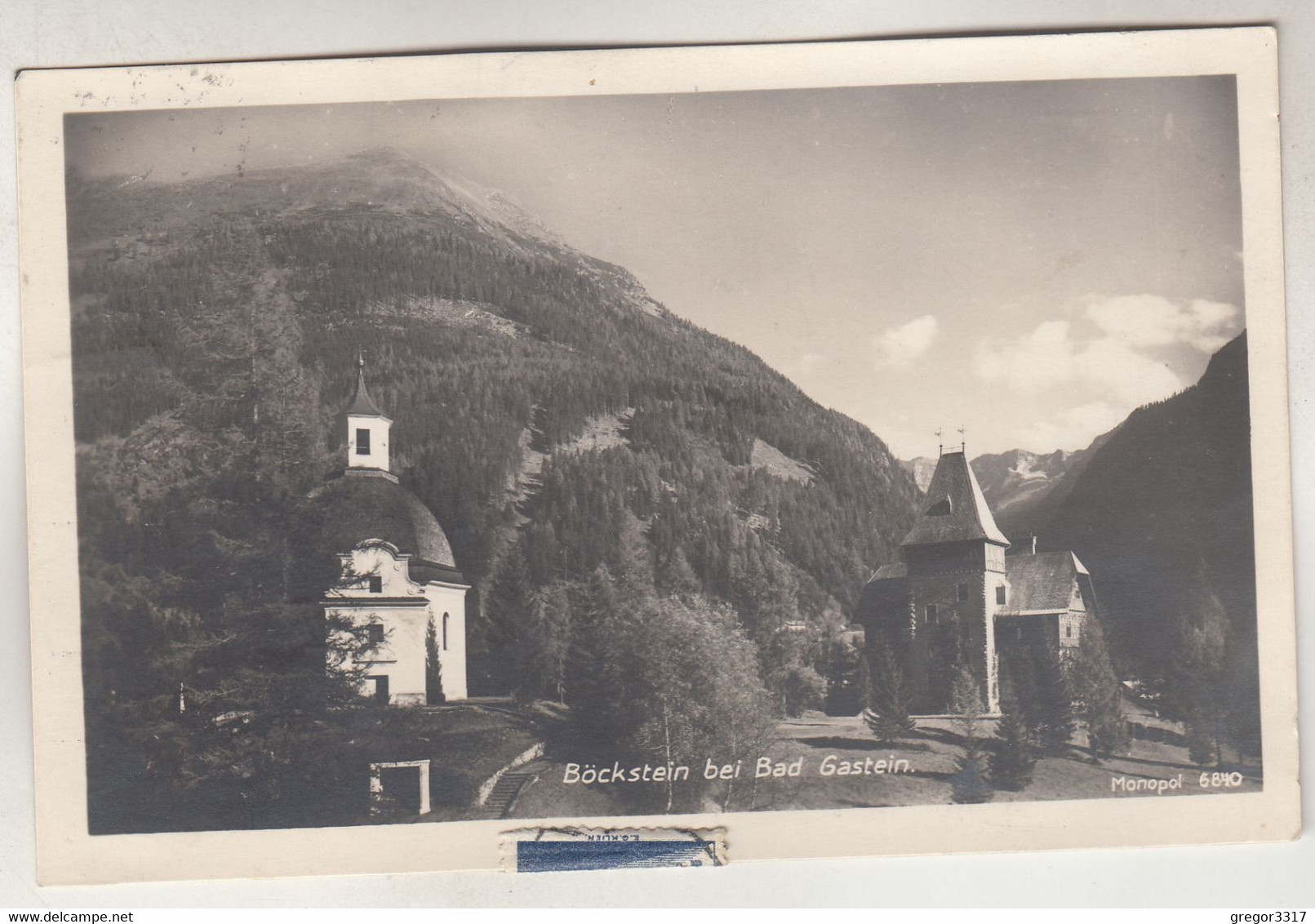 C3842) BÖCKSTEIN Bei BAD GASTEIN - Kapelle U. Haus ALT !  11.05.1929 - Böckstein