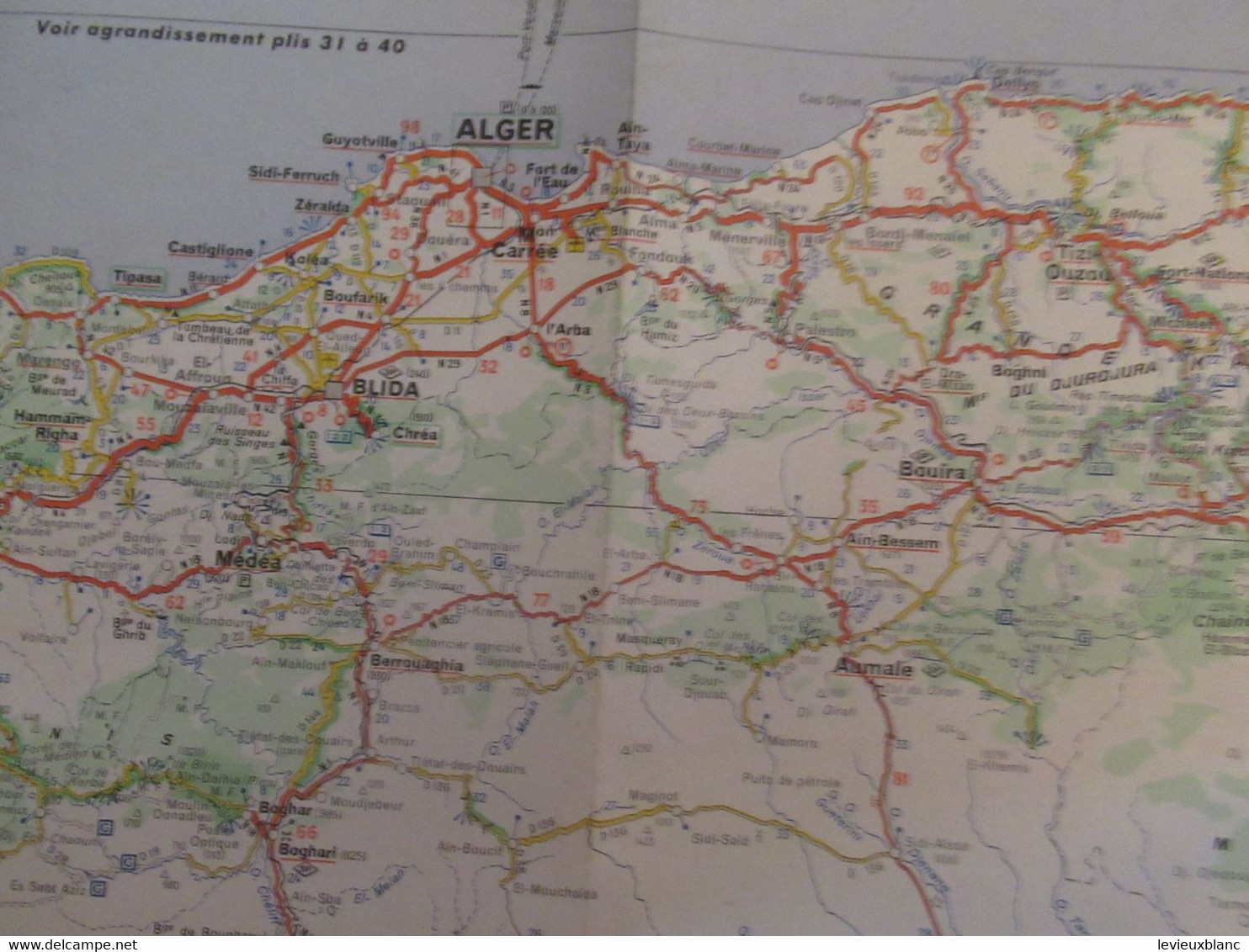 Carte routiére ancienne / ALGERIE-TUNISIE/ Carte 172 MICHELIN/Pneu Michelin/ /1958   PGC468