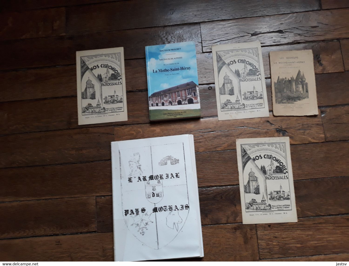 6 Livres La Mothe Saint Héray Poitou Deux Sèvres - Wholesale, Bulk Lots