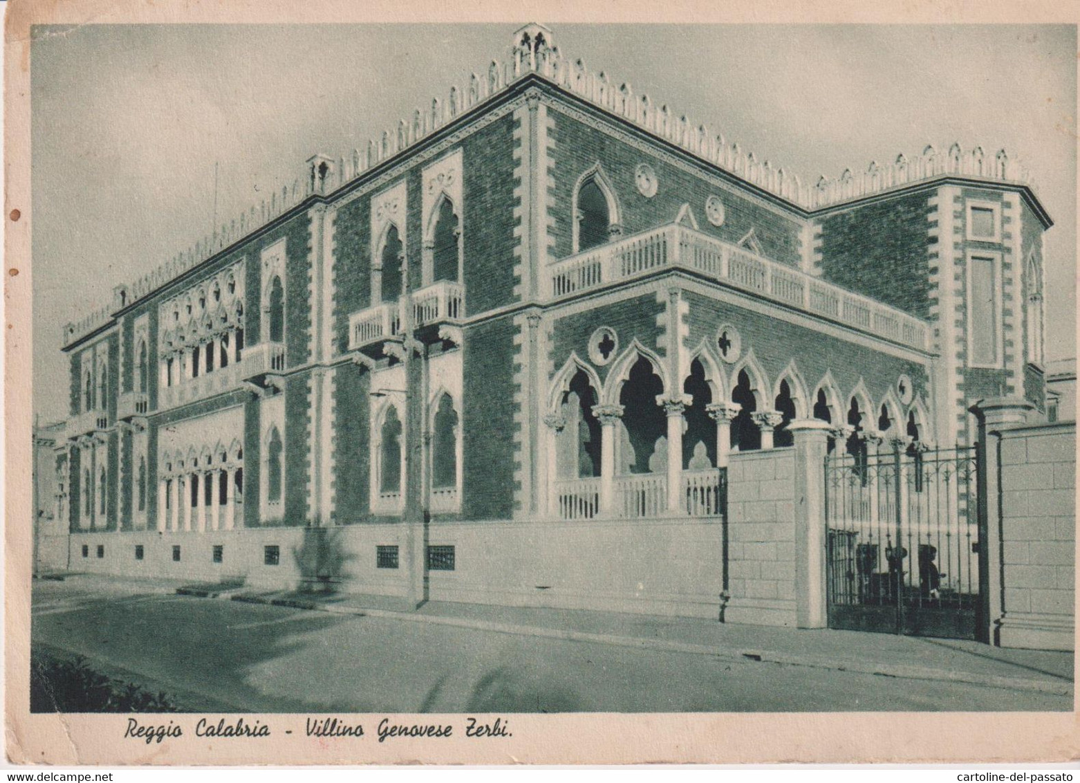 REGGIO CALABRIA  VILLINO  GENOVESE ZERBI  VG  1938 - Reggio Calabria