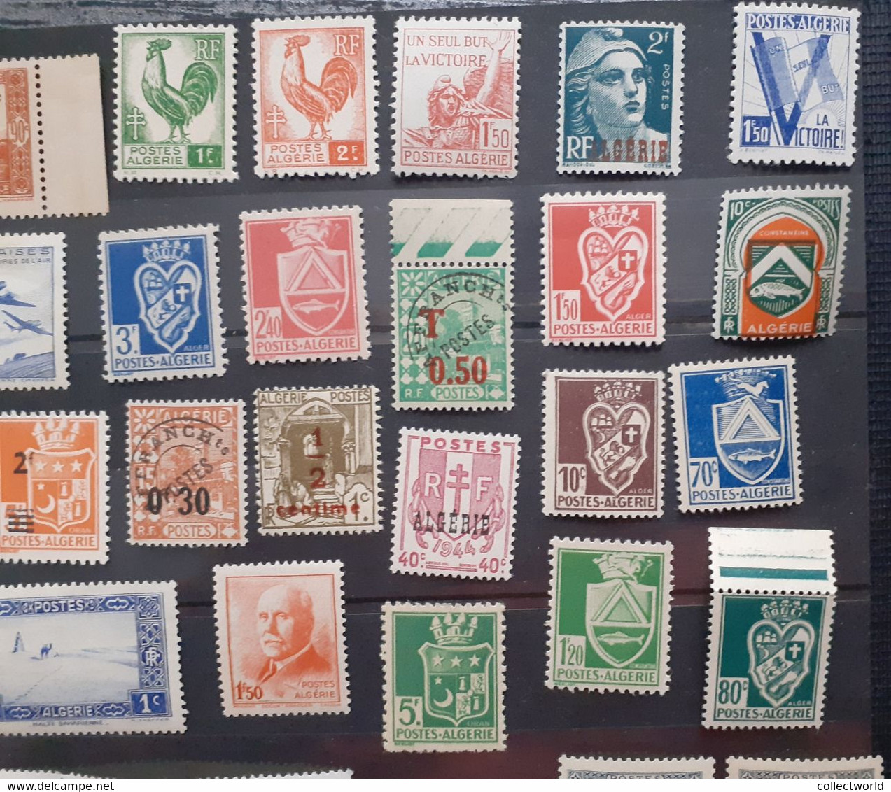 LOT ALGERIE MNH ** 223 189 118 104a MH - Lots & Serien