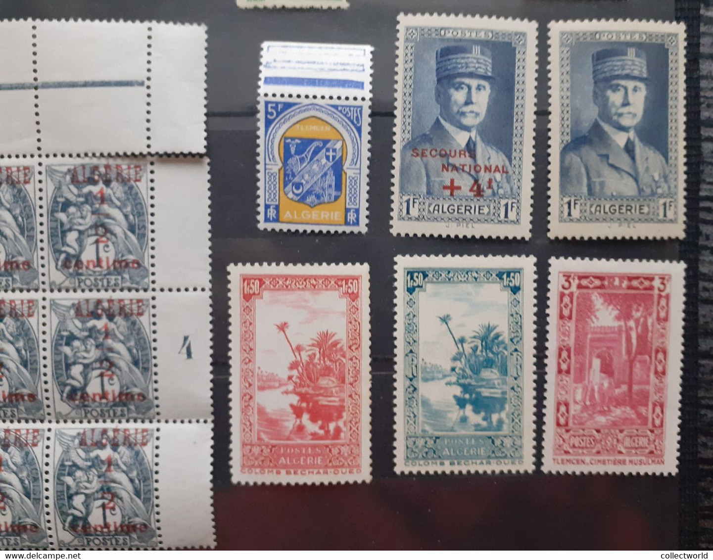 LOT ALGERIE MNH ** 223 189 118 104a MH - Lots & Serien