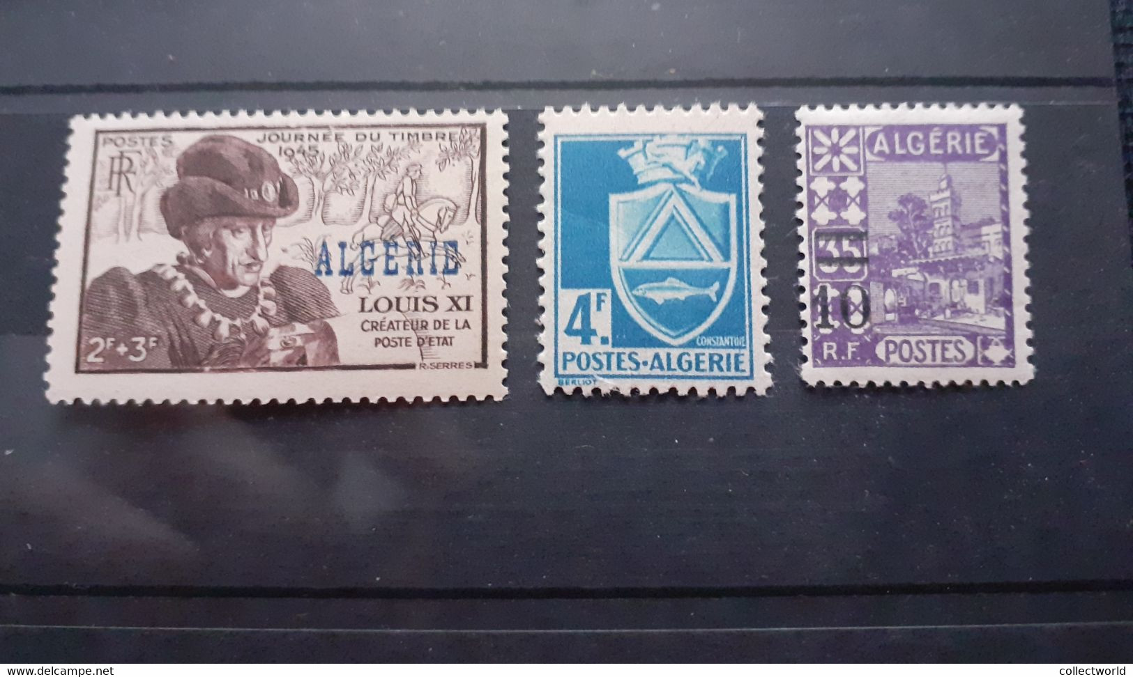 LOT ALGERIE MNH ** 223 189 118 104a MH