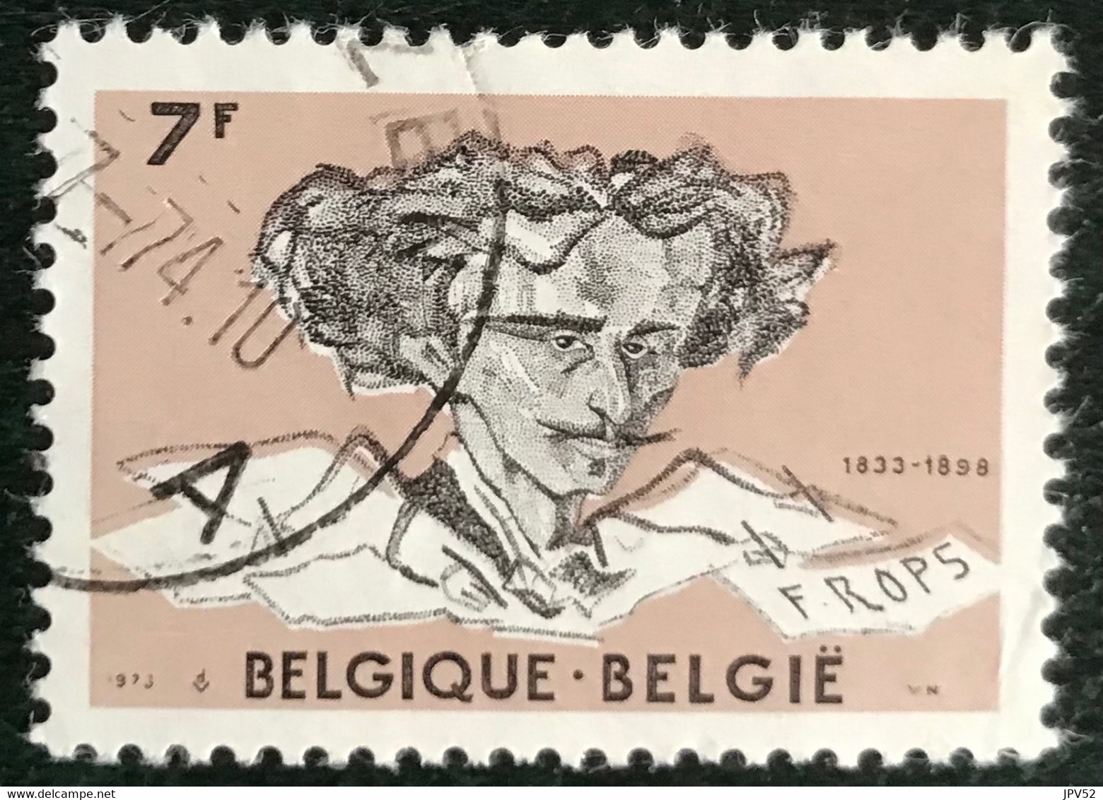 België - Belgique - C13/48 - (°)used - 1973 - Michel 1750 - Félicien Rops - Gebraucht