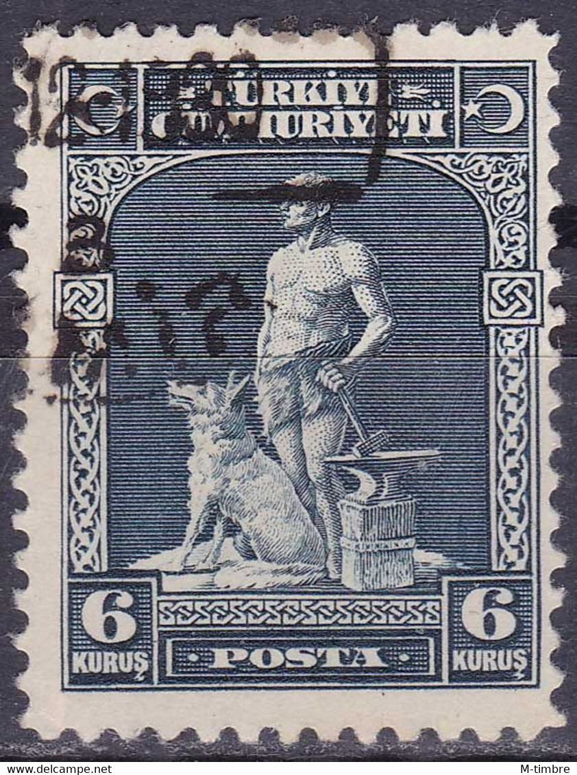 Turquie YT 759 Mi 900 Année 1930 (Used °) Animaux - Loup - Usati