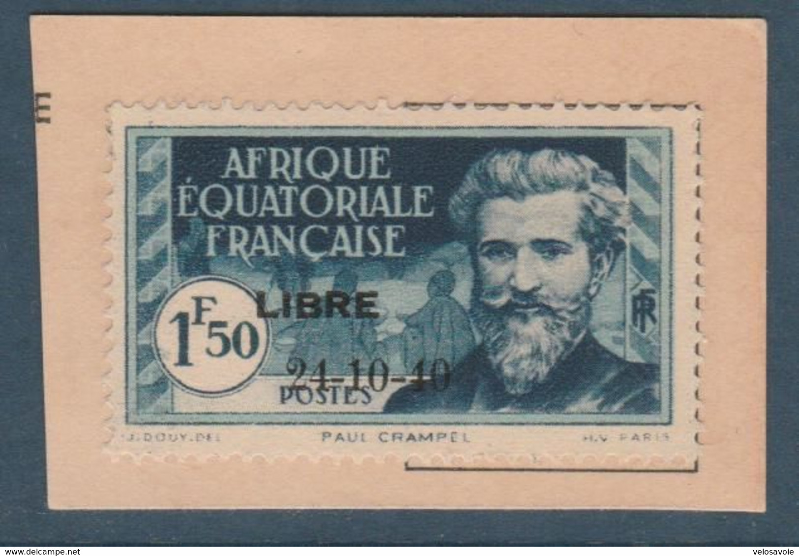 AEF N° 140Da 2 BOUCLE SUR FRAGMENT DE CARTE - Neufs