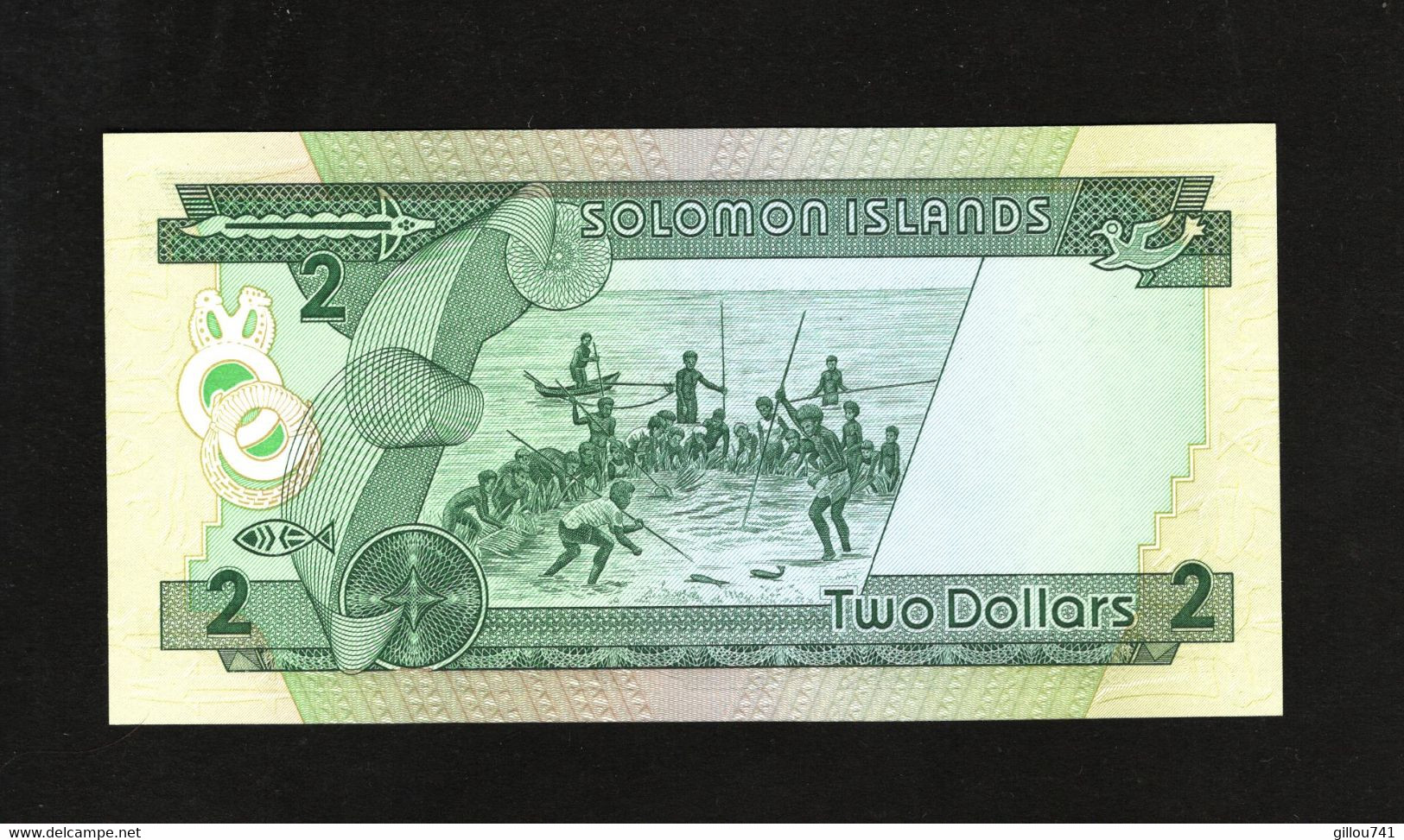 Iles Salomon, 2 Dollars, 2004-2011 ND "Arms And Flag" Issue - Isola Salomon