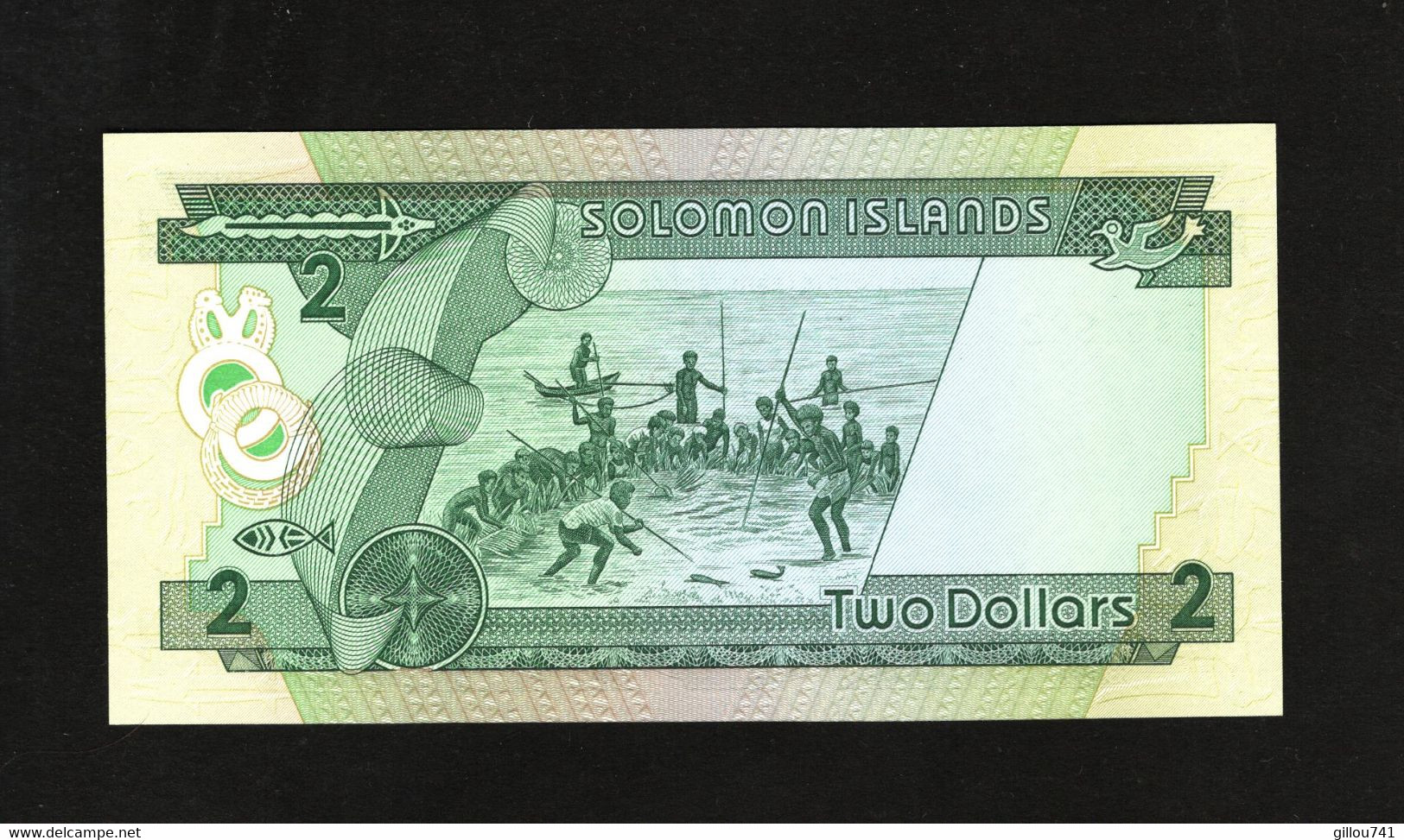 Iles Salomon, 2 Dollars, 2004-2011 ND "Arms And Flag" Issue - Isla Salomon