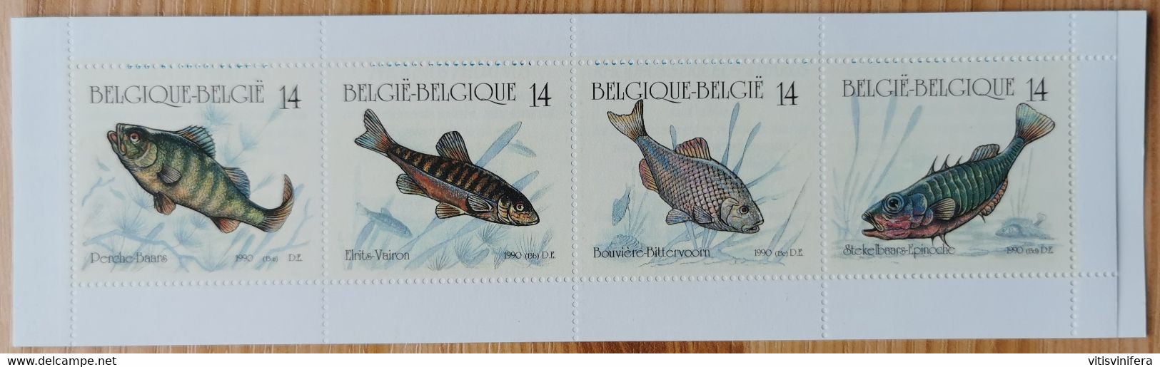 Carnet B20 Avec COB 2383/2386 De 1990. Nature. Poissons - Non Classés