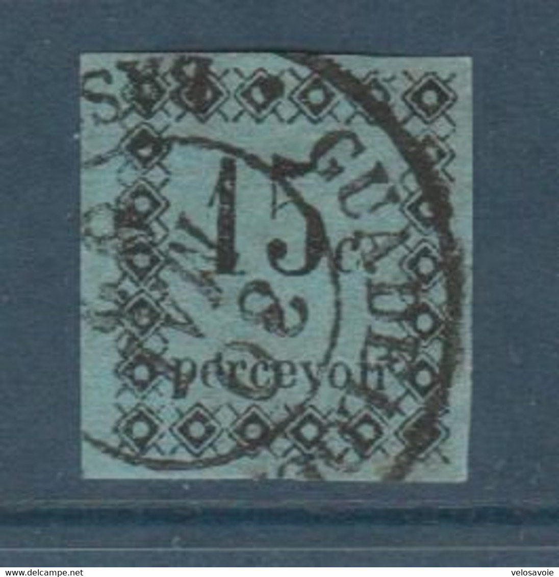 GUADELOUPE TAXE N° 5 OBLITERE TTB SIGNE A. BRUN - Timbres-taxe