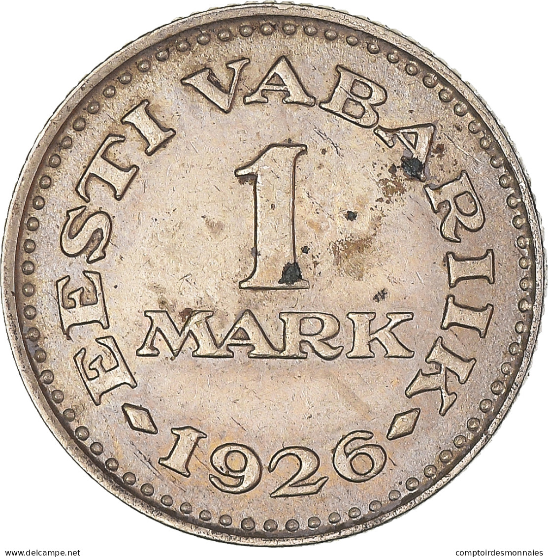 Monnaie, Estonie, Mark, 1926 - Estonie