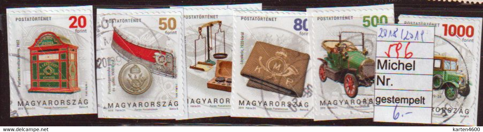 Postgeschichte  2018/2019 (596) - Used Stamps