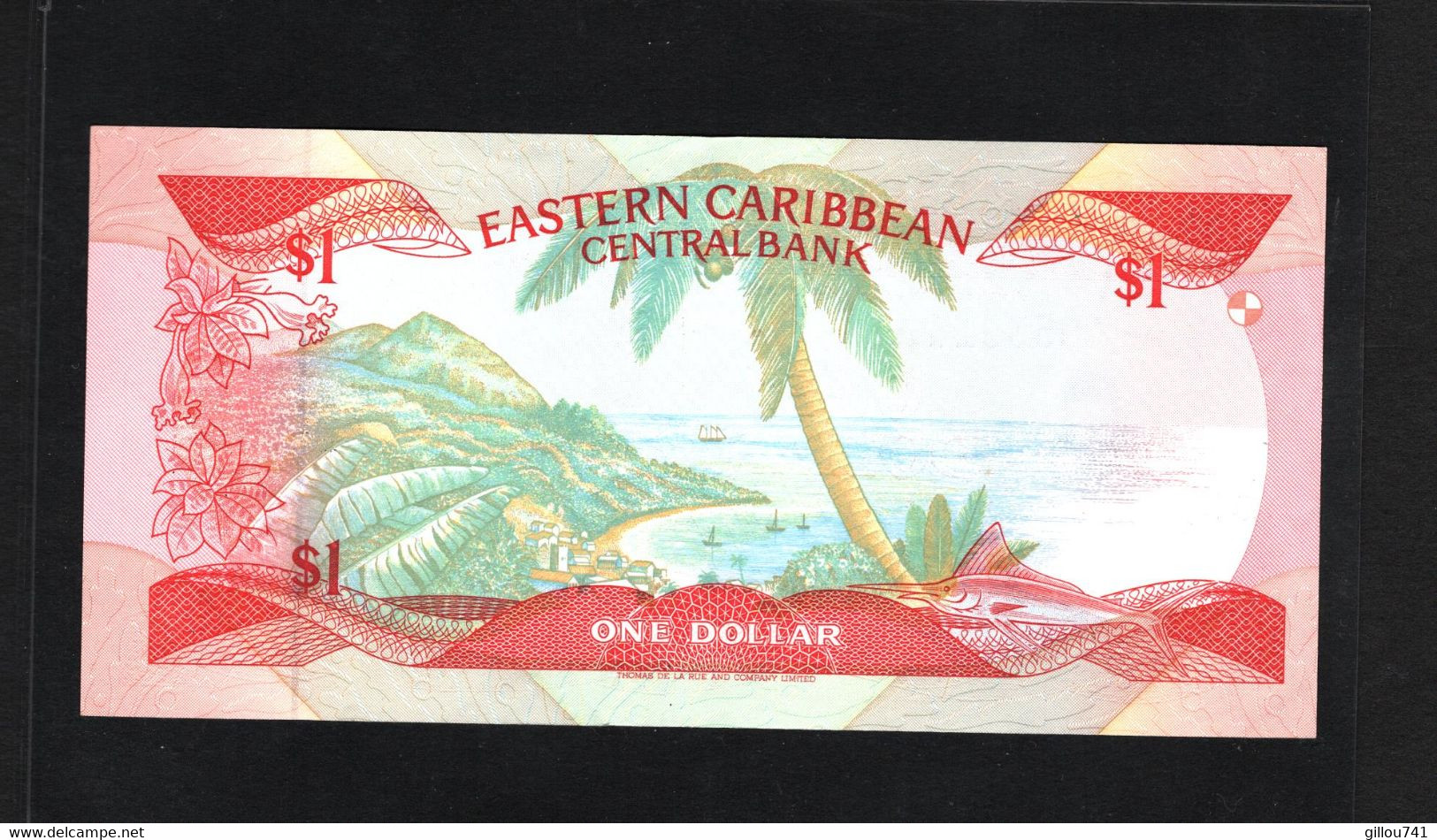 Etats Des Caraïbes De L'Est, Queen Elisabeth II, 1 Dollar, Antigua - "A" Suffix - East Carribeans