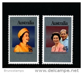 AUSTRALIA - 1977  SILVER JUBILEE  SET MINT NH - Mint Stamps