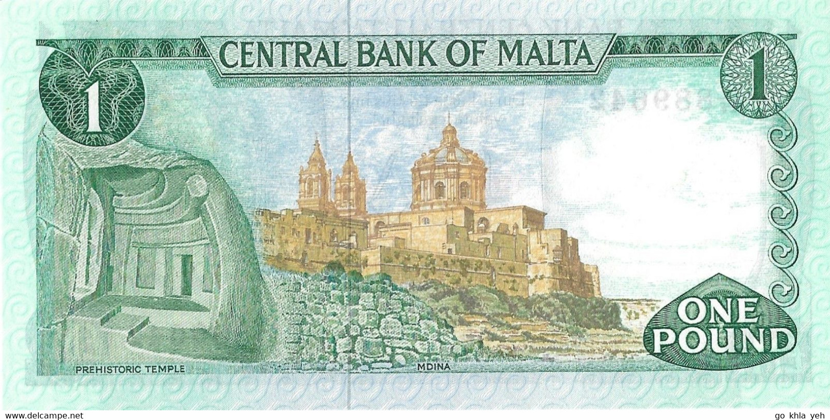 MALTE 1973 1 Pound - P.31b Neuf UNC - Malta