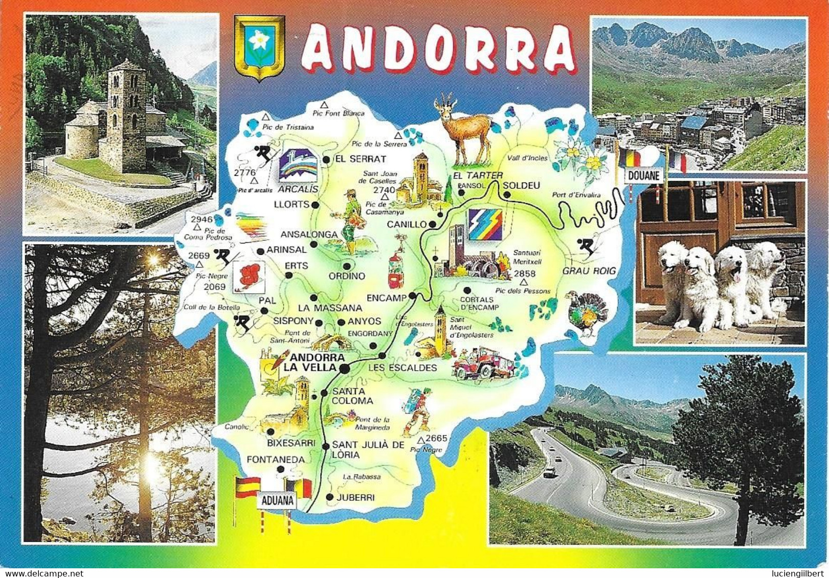 ANDORRE  -  TIMBRE N° 550  -   FESTIVAL DE ZAZZ  - 2001  -  SUR CP - Storia Postale