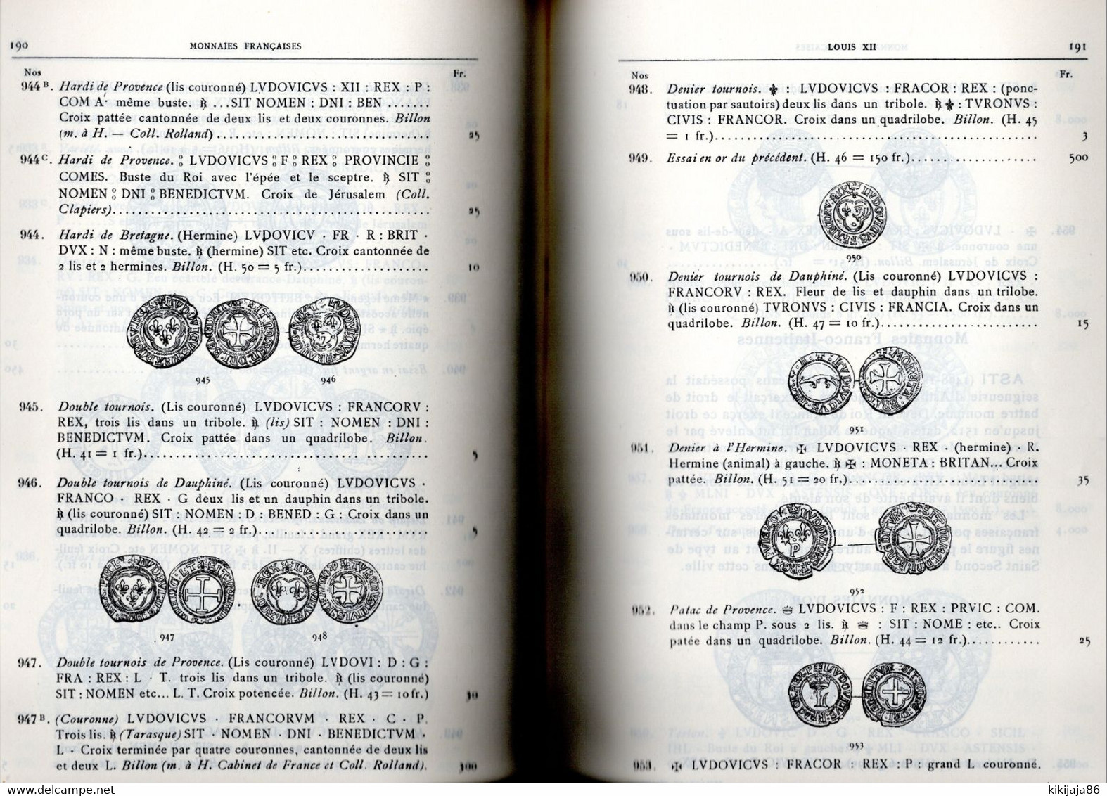 Livre Des Monnaies Royales Françaises LOUIS CIANI 1926 - Livres & Logiciels