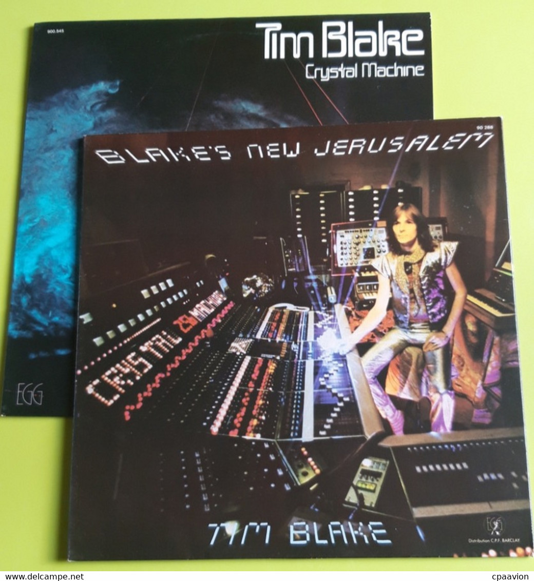 2 ALBUMS TIM BLAKE; CRISTAL MACHINE, BLAKE'S NEW JERUSALEM - Instrumental