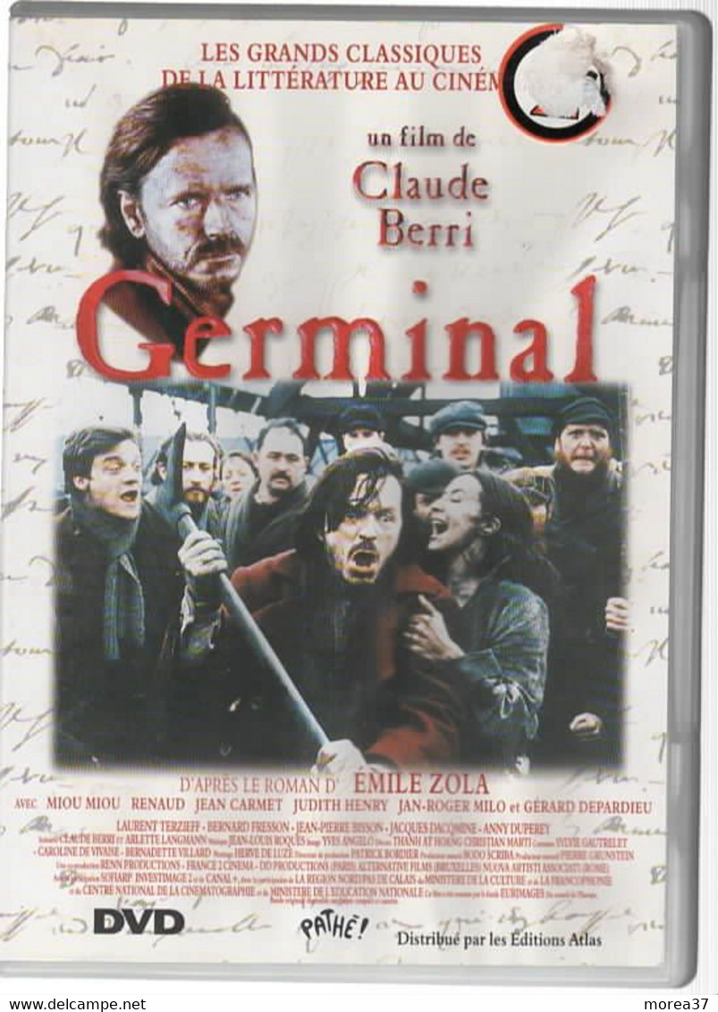 GERMINAL   Avec  RENAUD, MIOU MIOU, JEAN CARMET Et GERARD DEPARDIEU      C37 - Classici