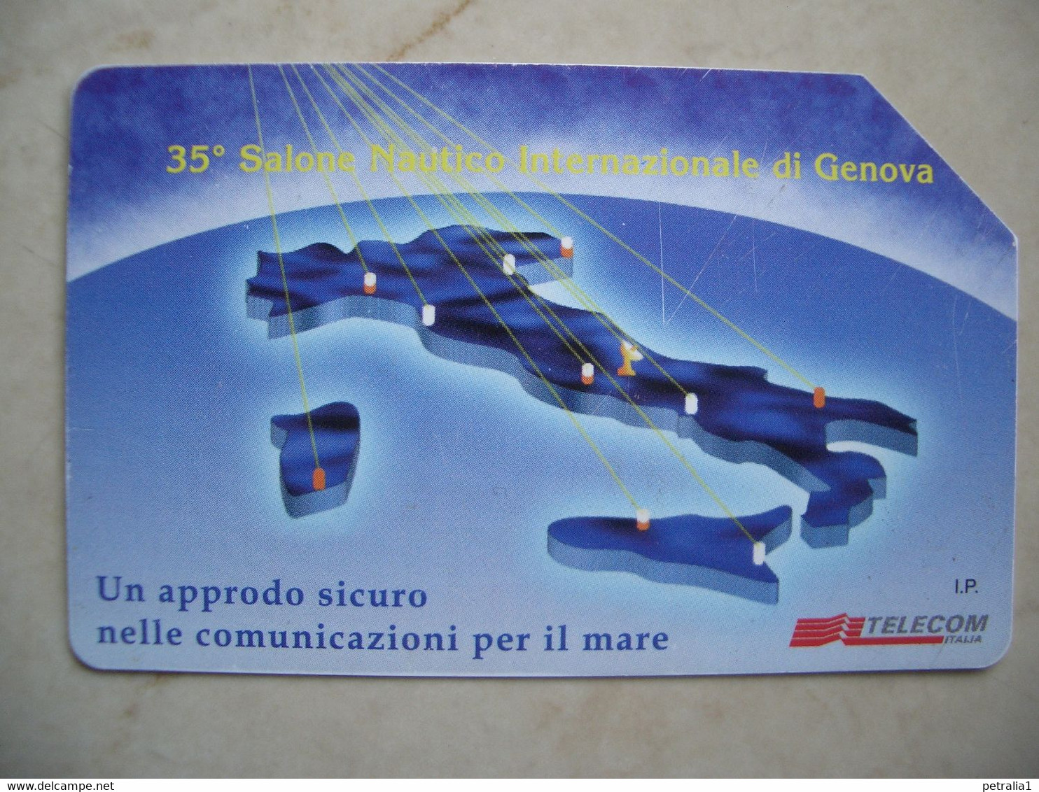 SCH 307 - Salone Nautico Di Genova         Facciale £ 5.00 - Öff. Diverse TK