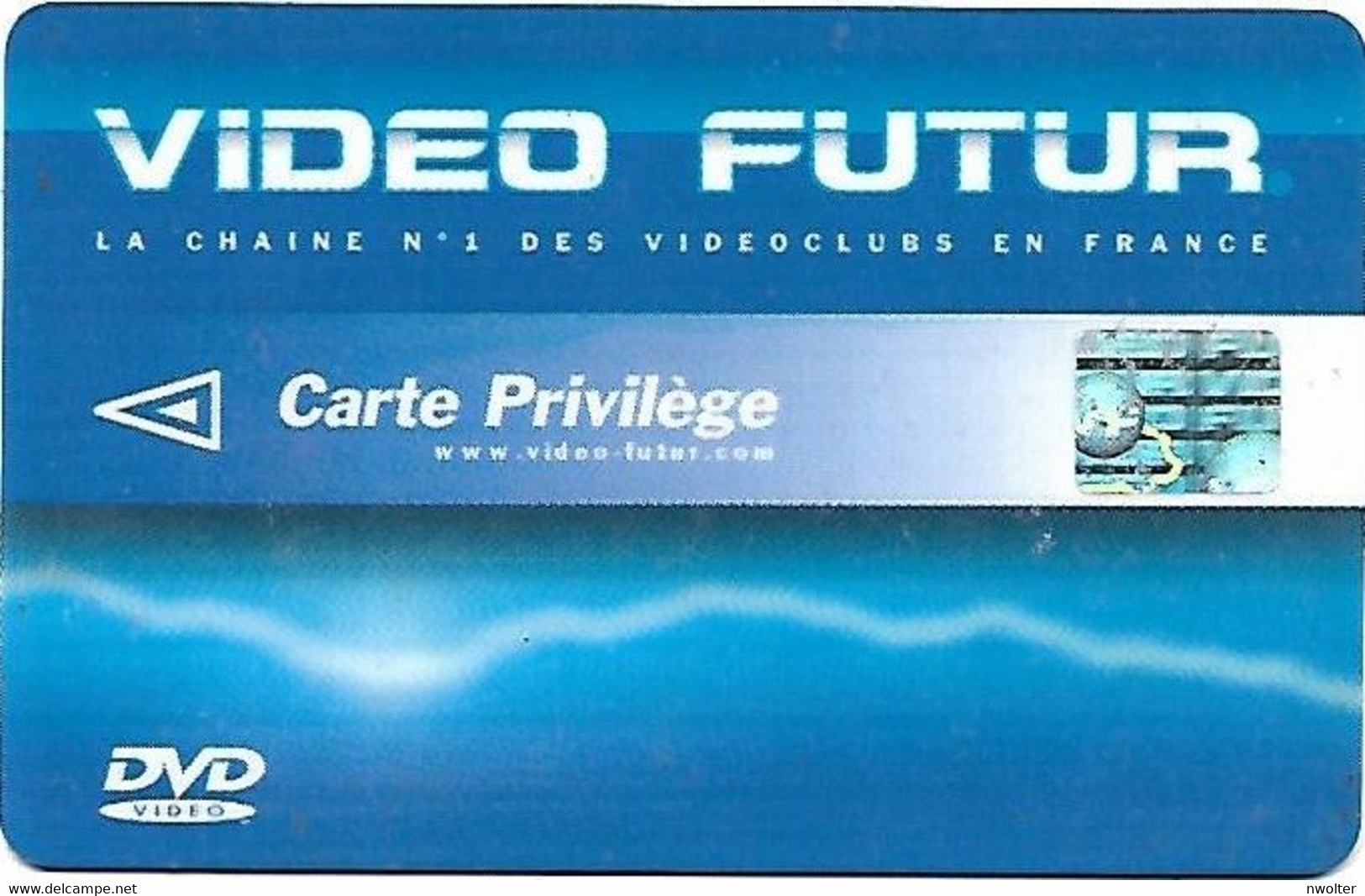 @+  Carte VIDEO FUTUR Privilège - Avec Adresse Internet Au Recto - Video Futur