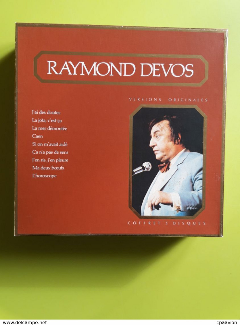 COFFRET RAYMOND DEVOS; 3 DISQUES - Comiques, Cabaret