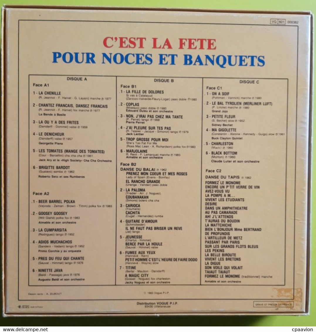 COFFRET  C'EST LA FETE; 3 DISQUES; LA CHENILLE, PETITE FLEUR, ON A SOIF, ETC...... - Cómica