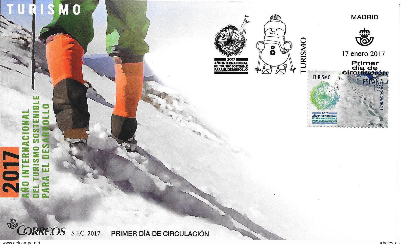 FDC - TURISMO - AÑO 2017 - Nº EDIFIL 5115 - FDC