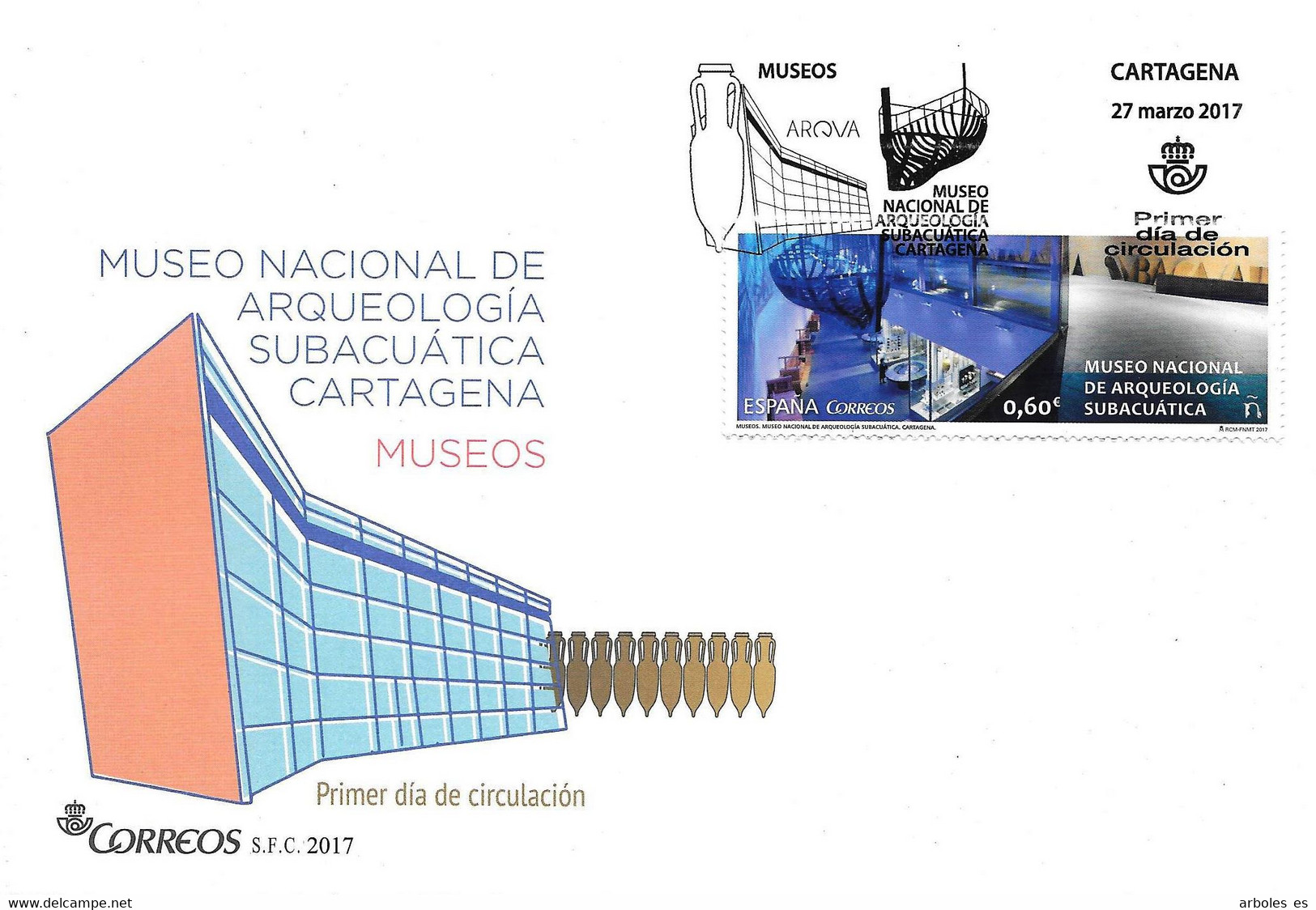 FDC - MUSEOS - AÑO 2017 - Nº EDIFIL 5132 - FDC