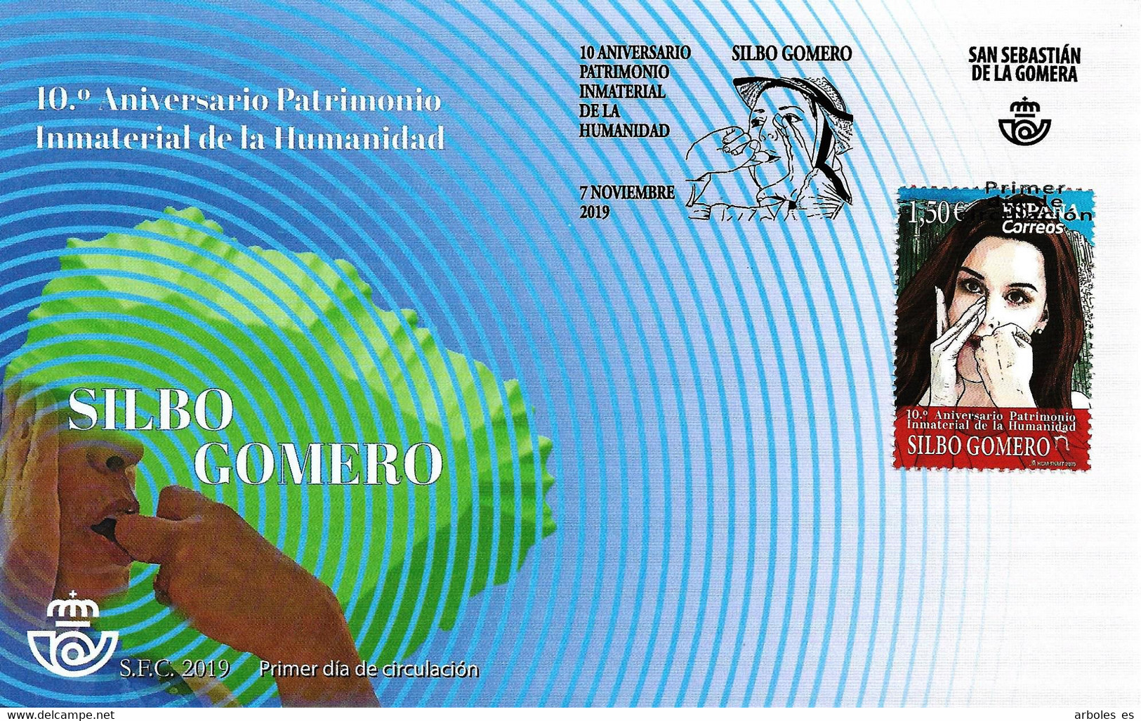 FDC - PATRIMONIO INMATERIAL DE LA HUMANIDAD - AÑO 2019 - Nº EDIFIL 5360 - FDC