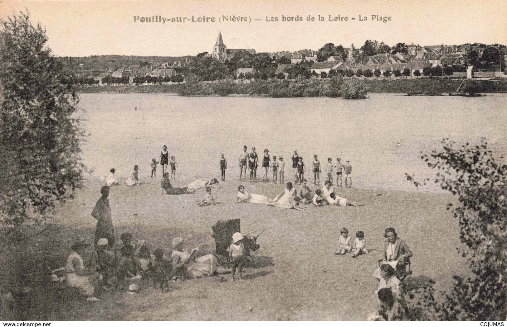 58 - POUILLY SUR LOIRE - S08706 - Les Bords De La Loire - La Plage - L1 - Pouilly Sur Loire