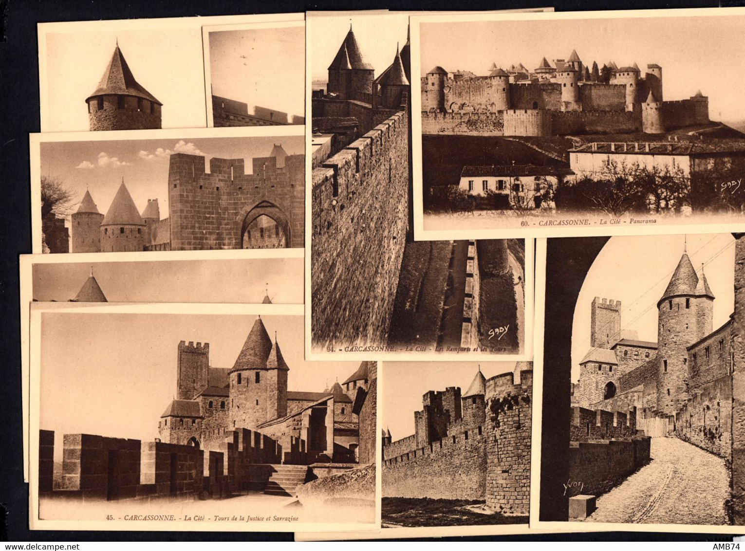 11-0001 - Carte Postale Aude (11) - LOT De 20 CP Carcassonne, Narbonne Et Montferrand - Sonstige & Ohne Zuordnung