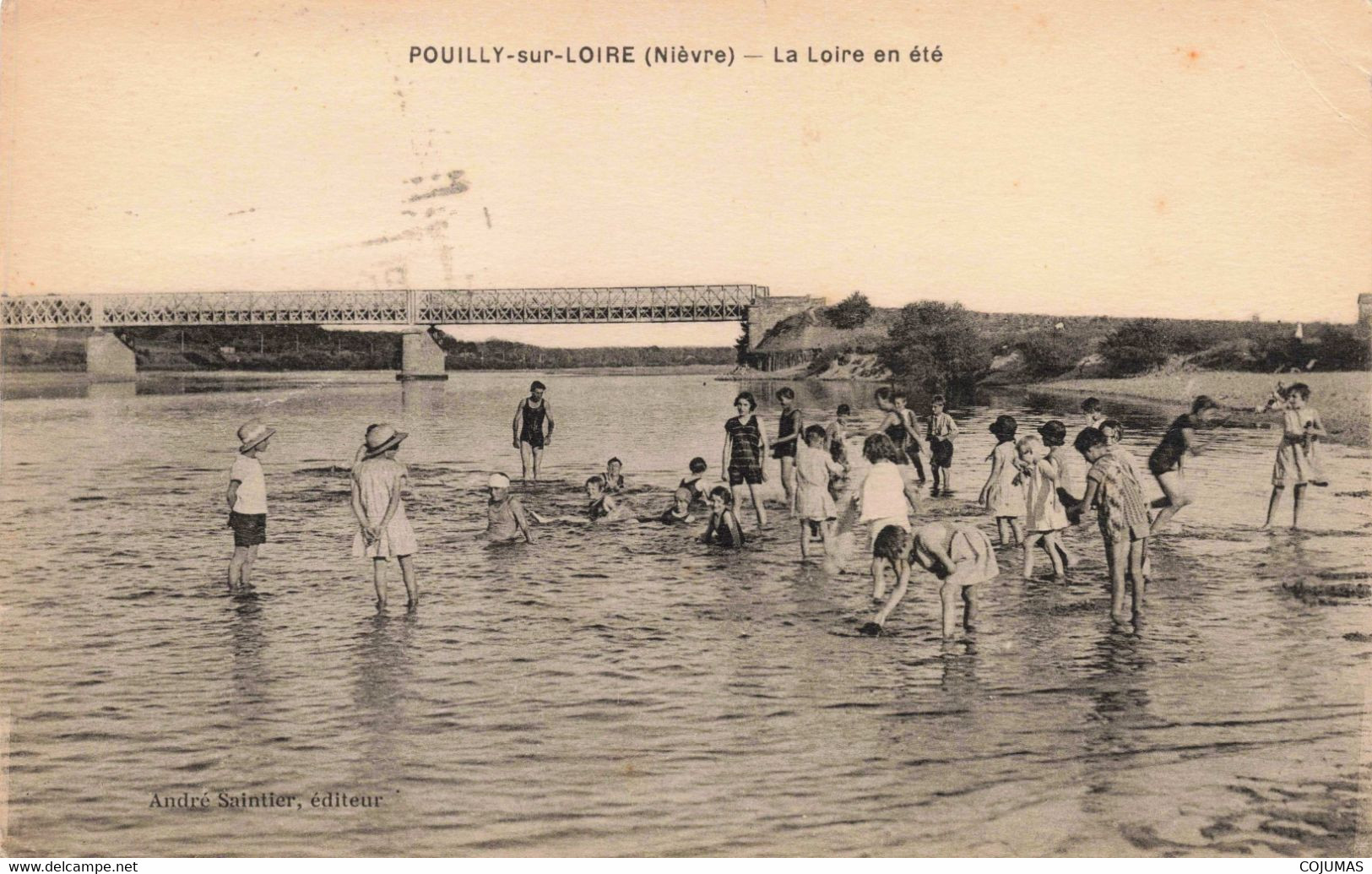 58 - POUILLY SUR LOIRE - S08707 - La Loire En été - En L'état Pli - L1 - Pouilly Sur Loire