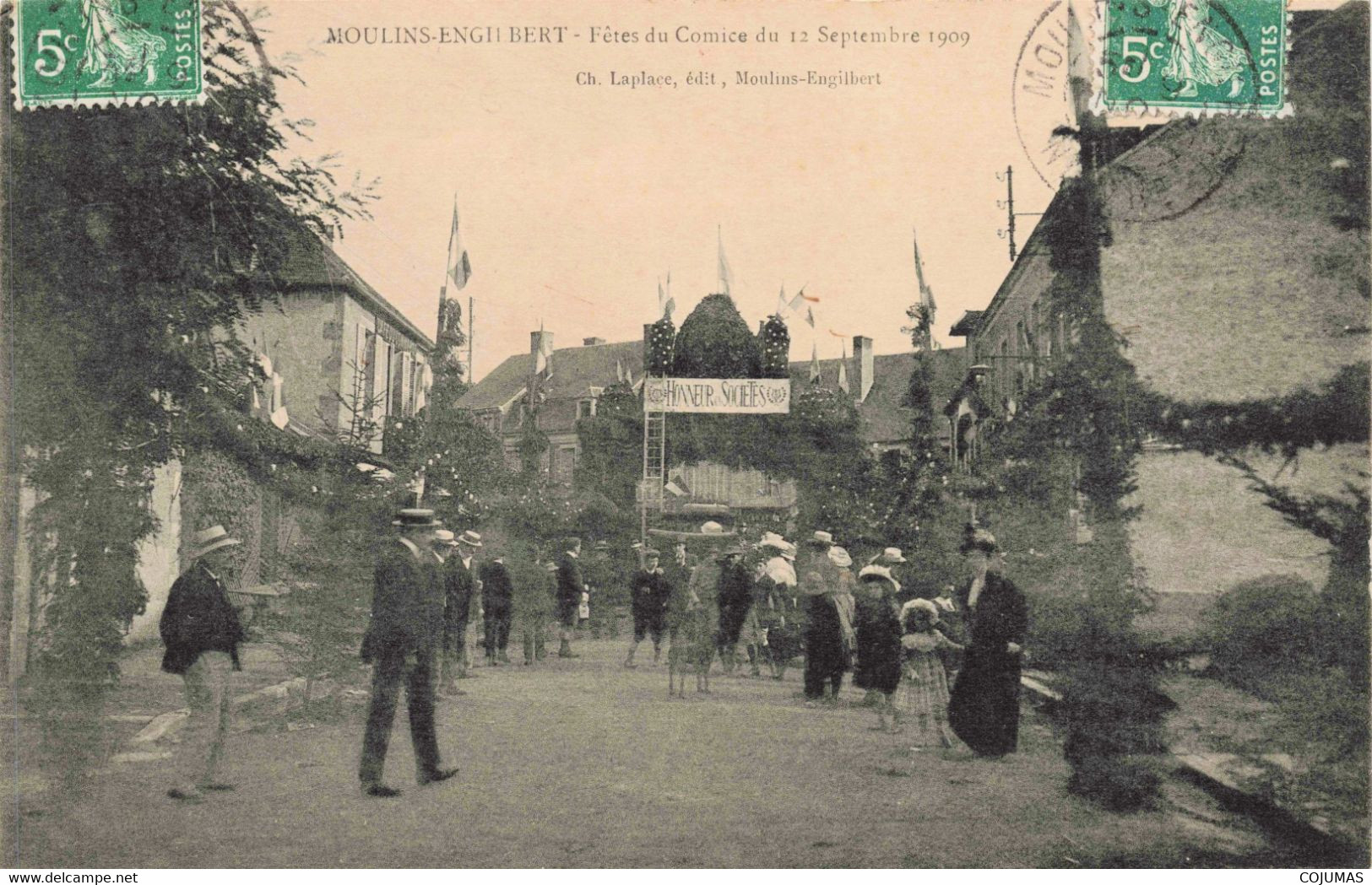 58 - MOULINS ENGILBERT - S08720 - Fêtes Du Comice Du 12 Septembre 1909 - L1 - Moulin Engilbert