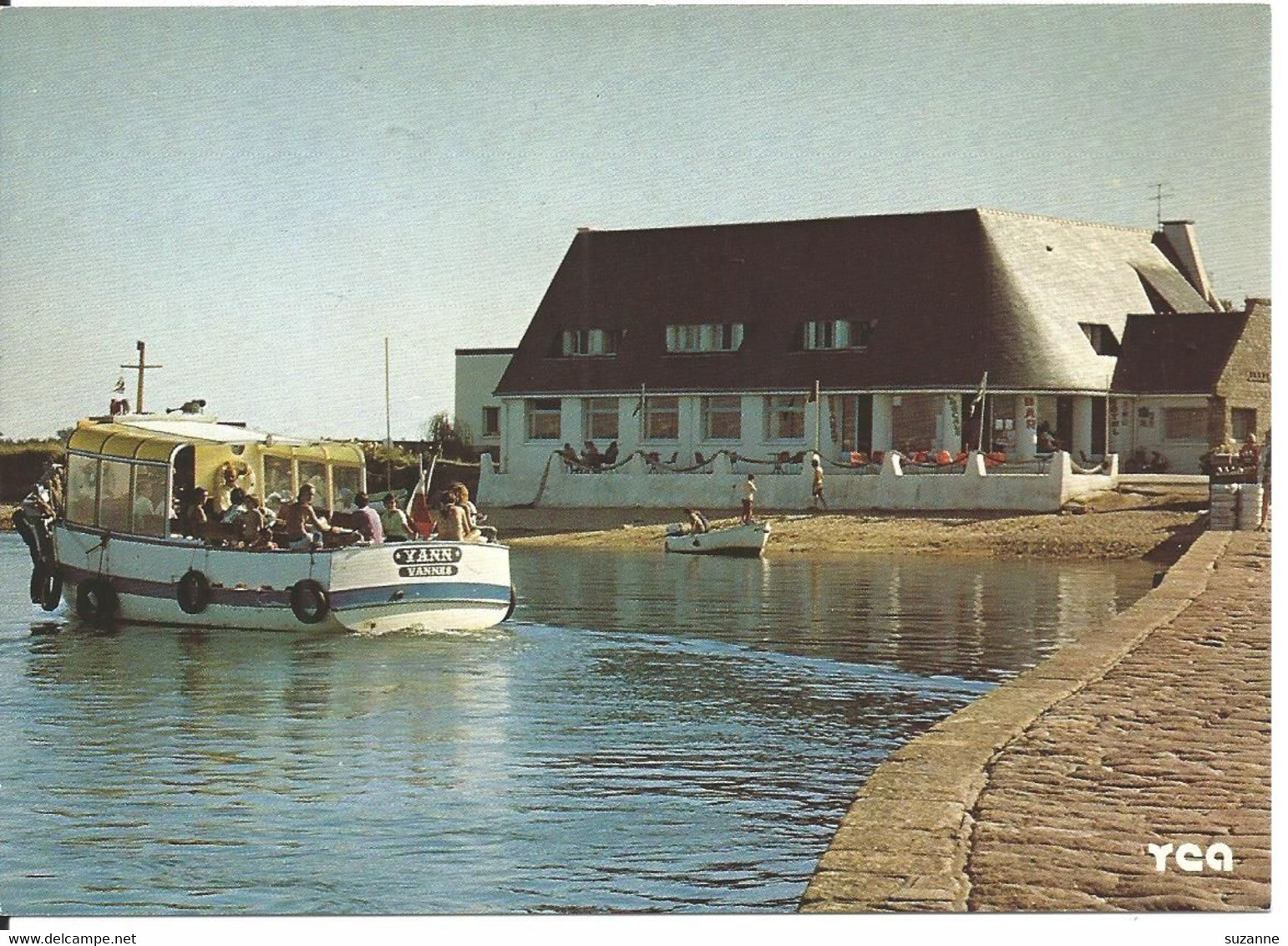 île D'ARZ - Hôtel-Restaurant L'Escale - Cale De Béluré - Vedette Transport YANN - N°21 YCA Caoudal éd. VENTE DIRECTE X - Ile D'Arz