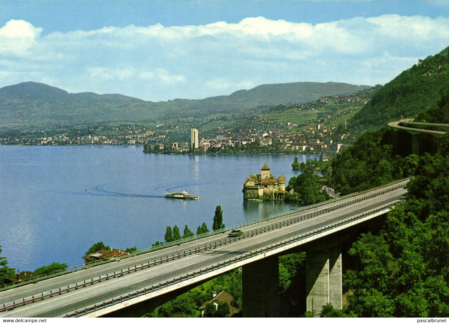 AUTOROUTE DU LEMAN - CHATEAU DE CHILLON ET MONTREUX - Sonstige & Ohne Zuordnung