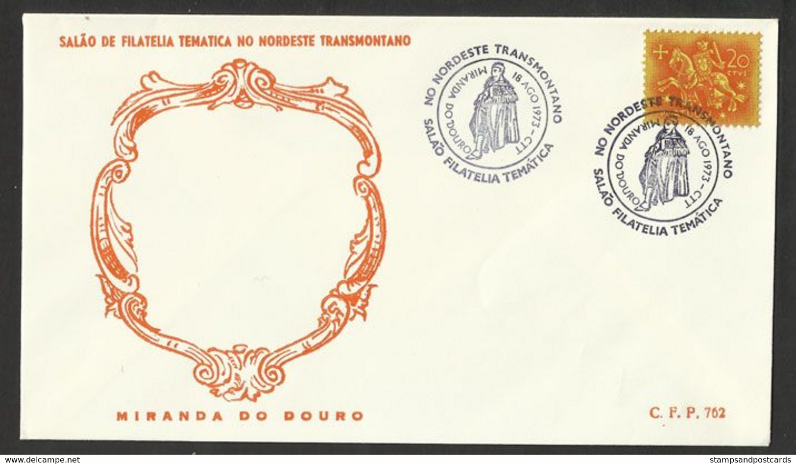 Portugal Cachet Commémoratif  Expo Philatelique Miranda Do Douro 1973 Event Postmark Stamp Expo - Postal Logo & Postmarks