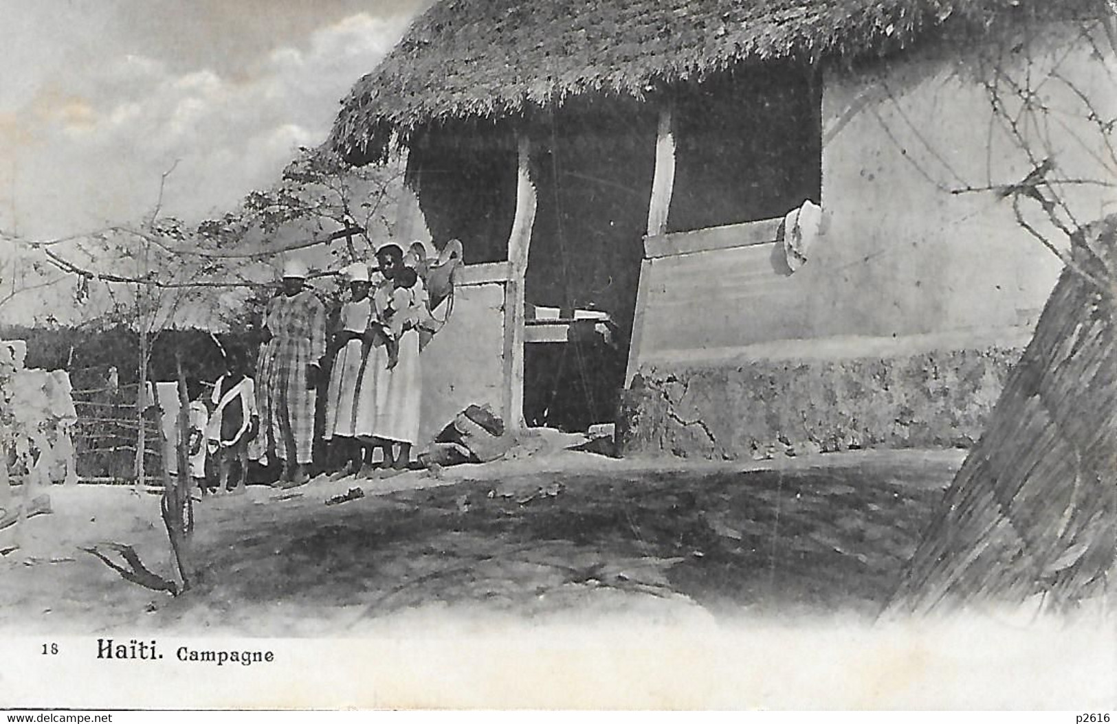 HAITI -  1906 -  CAMPAGNE -  VOIR LE VERSO - Haïti