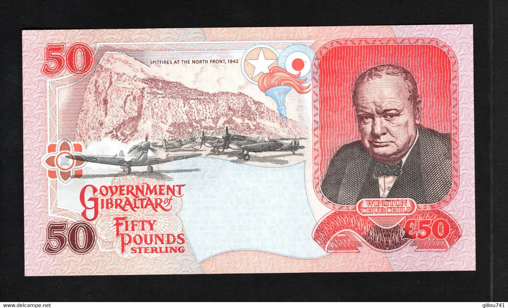 Gibraltar, 50 Pounds Sterling, 1995 Issue, Queen Elisabeth II - Gibraltar